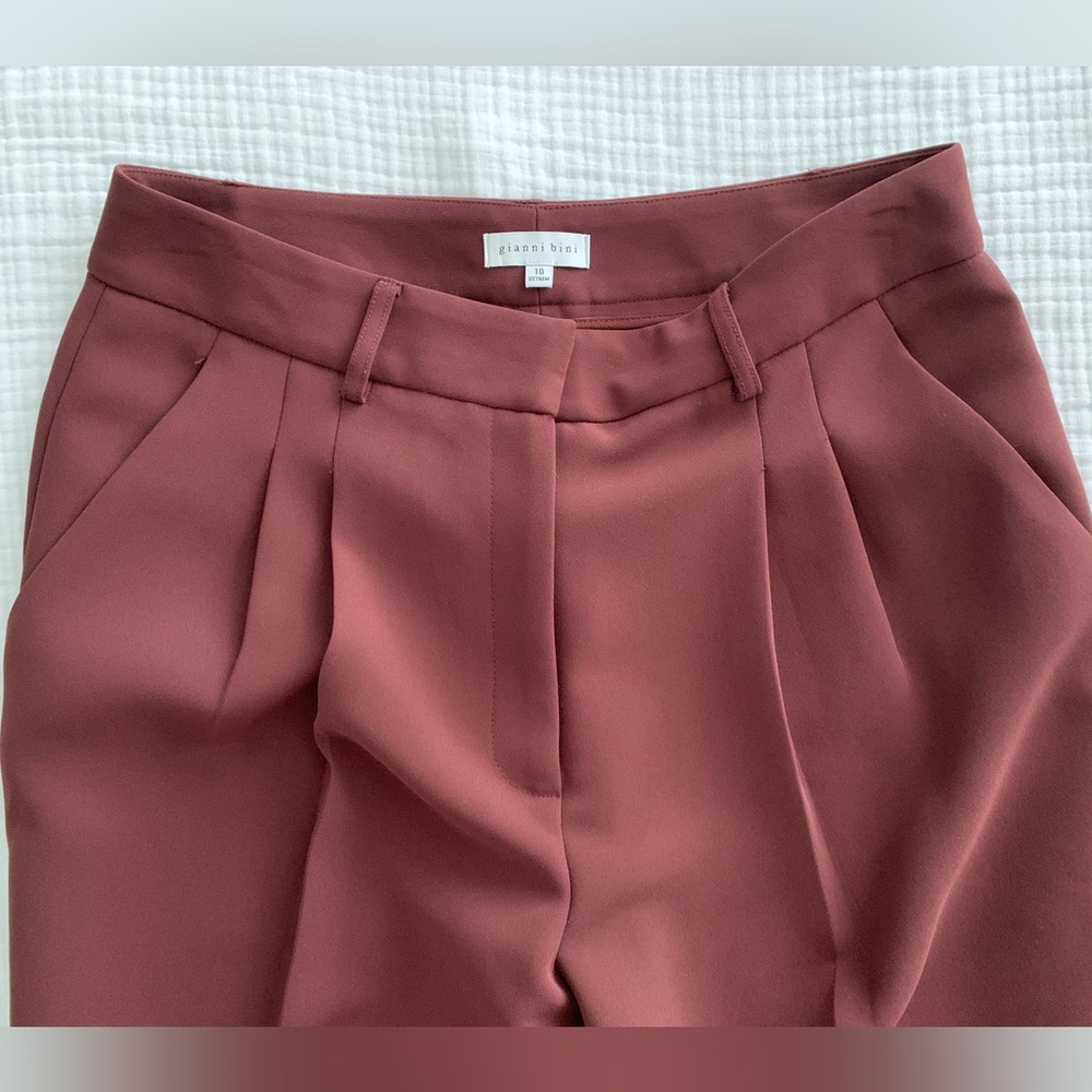 gianni Bini Women's Burgundy dress pants - Picture 3 of 3